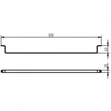 Haceka 415109 Полотенцедержатель Haceka IXI 415109