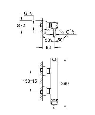 Grohe 23316IG0 Смеситель для душа Grohe Grandera 23316IG0