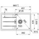 Franke 114.0630.440 Кухонна мийка Franke Centro CNG 611-86 (114.0630.440) чорний матовий