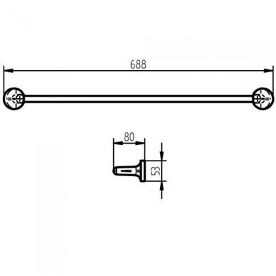 Haceka 405309 Полотенцедержатель Haceka Aspen 405309