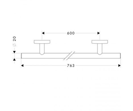 Hansgrohe 40516000 Полотенцедержатель Hansgrohe Logis 40516000