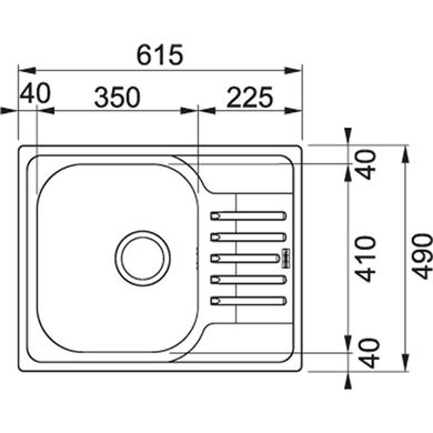 Franke 101.0444.100 Кухонная мойка со смесителем Franke Polar PXL 611-60 101.0444.100 + Franke NAREW 35 PLUS