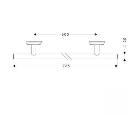 Hansgrohe 41616000 Полотенцедержатель Hansgrohe Logis 41616000