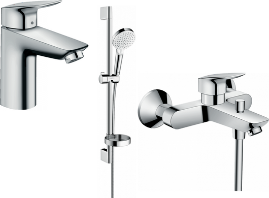 Hansgrohe 20200008 Набор смесителей для ванны 3 в 1 Hansgrohe 20200008