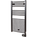 Zehnder PBEBZ-090-50-MQ-HID Электрический полотенцесушитель Zehnder Aura, 906 х 500 мм, (PBEBZ-090-50-MQ-HID)  с программируемым тэном 500 Вт, черный матовый