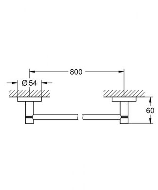 Grohe 40386AL1 Полотенцедержатель Grohe Essentials 40386AL1