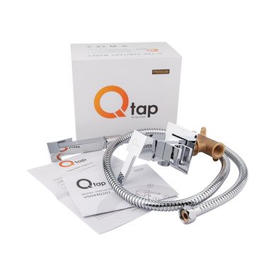 Qtap QTINSVARCRMV00440201 Набор для гигиенического душа со смесителем Qtap Inspai-Varius CRM V00440201