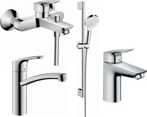 Hansgrohe 20200012 Набор смесителей для ванны 4 в 1 Hansgrohe 20200012