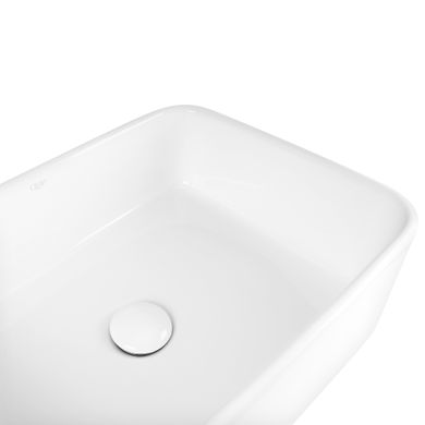 Qtap QT1711A048W Раковина Qtap Tern 500х370х200 White з донним клапаном QT1711A048W