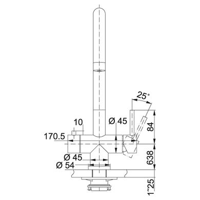 Franke 120.0179.979 Кухонний змішувач Franke EOS Clear Water (120.0179.979) нержавіюча сталь