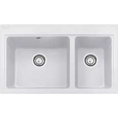 Franke 114.0367.672 Кухонна мийка з двома чашами Franke Fiji FIG 620-80 114.0367.672 білий