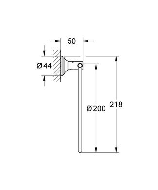 Grohe 40655001 Полотенцедержатель Grohe Essentials Authentic 40655001