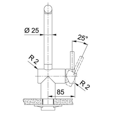 Franke 115.0521.438 Кухонний змішувач Franke Atlas Neo (115.0521.438) нержавіюча сталь