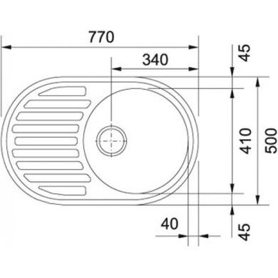 Franke 101.0255.790 Овальная кухонная мойка Franke Pamira PMN 611i 101.0255.790 матовый