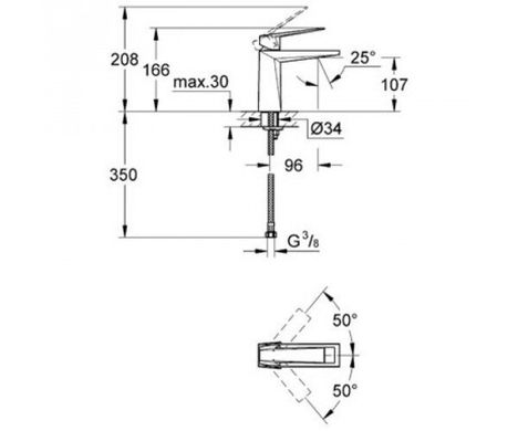 Grohe 23033000 Смеситель для умывальника Grohe Allure Brilliant 23033000