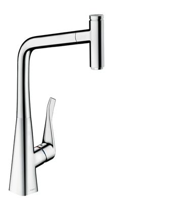 Hansgrohe 73803000 Смеситель для кухни Hansgrohe Metris Select M71, хром 73803000