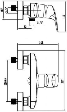 Am.Pm F8020000 Смеситель для душа AM.PM Like F8020000