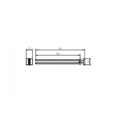 Haceka 403011 Полотенцедержатель Haceka Mezzo 403011