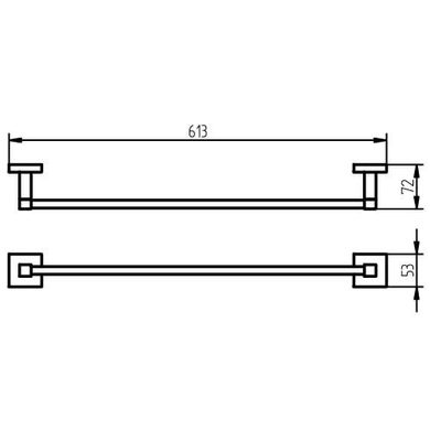 Haceka 403109 Полотенцедержатель Haceka Mezzo TEC 403109