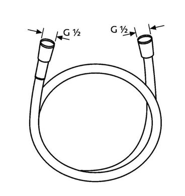 Kludi 570640500 Душовий шланг 160 см Kludi 570640500
