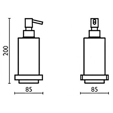 Bagno & Associati DM12751 Дозатор жидкого мыла Bagno & Associati DOMINO DM12751