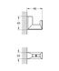 Grohe 40782000 Гачок Grohe Selection Cube 40782000
