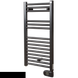 Zehnder PBEBZ-080-40-MQ-SC Рушникосушка електрична, Zehnder Aura, 786 х 400 мм, з програмованим теном 300 Вт, чорний матовий (PBEBZ-080-40-MQ-SC)