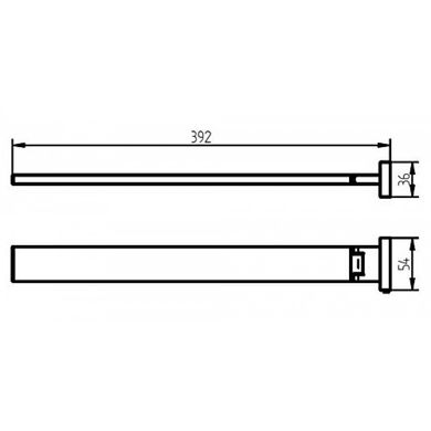 Haceka 403311 Полотенцедержатель Haceka Edge 403 311