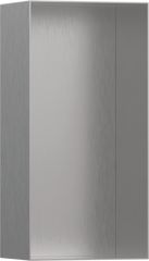 Hansgrohe 56070800 Hansgrohe XtraStoris Minimalistic Настенная ниша с открытой рамкой 30х15х10см Brushed Stainless Steel 56070800