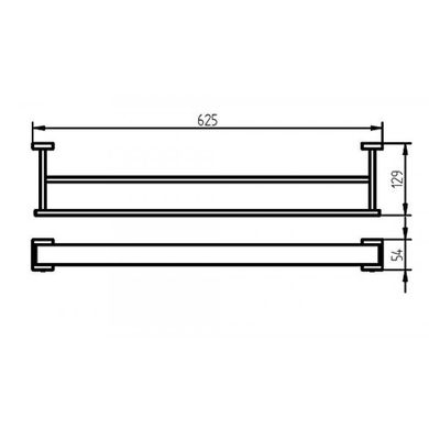 Haceka 403329 Полотенцедержатель Haceka Edge 403 329