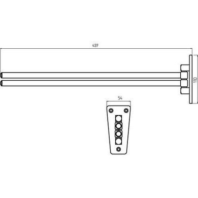 Haceka 450101 Полотенцедержатель Haceka Standard 450101